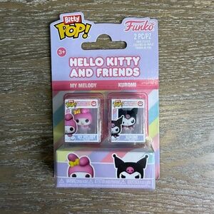 Hello Kitty and Friends Kuromi Bitty Pop & My melody new